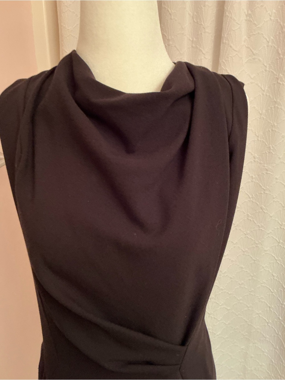 STATE Black Sleeveless Dress with Zip Detail